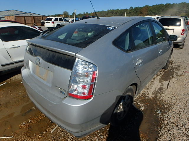 JTDKB20U977558948 - 2007 TOYOTA PRIUS SILVER photo 4