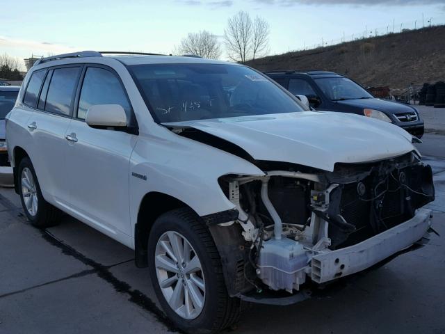 JTEEW44A882023228 - 2008 TOYOTA HIGHLANDER WHITE photo 1