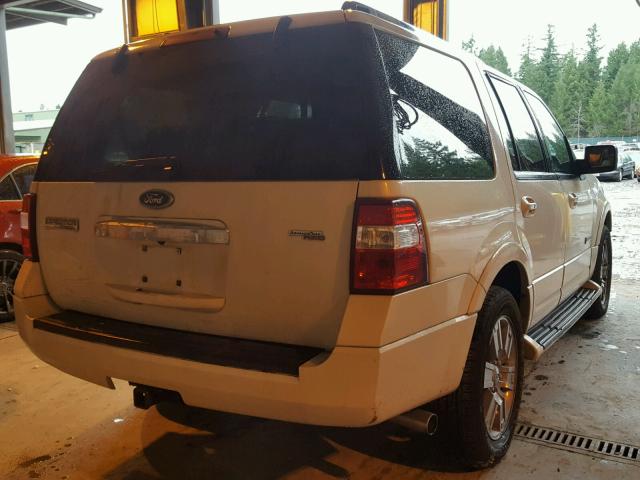 1FMFU19578LA12882 - 2008 FORD EXPEDITION WHITE photo 4