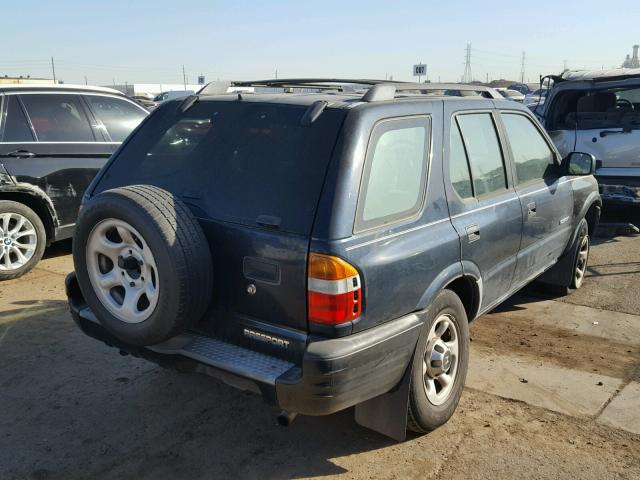 4S6CK58W614416239 - 2001 HONDA PASSPORT E BLACK photo 4