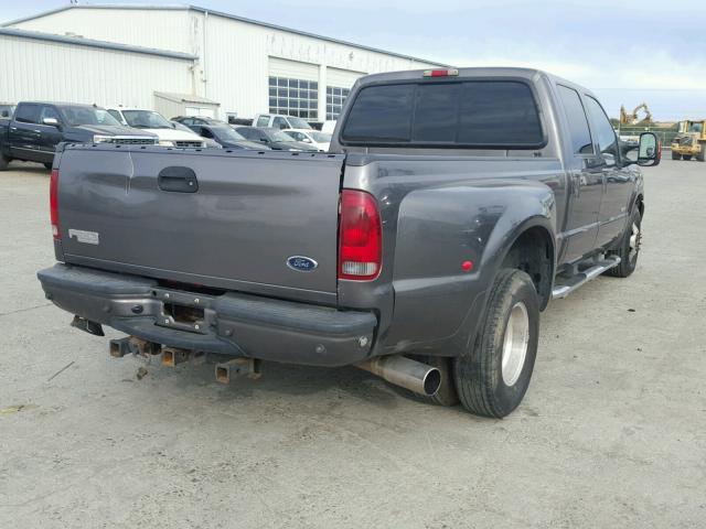 1FTWW32P43ED07277 - 2003 FORD F350 SUPER GRAY photo 4