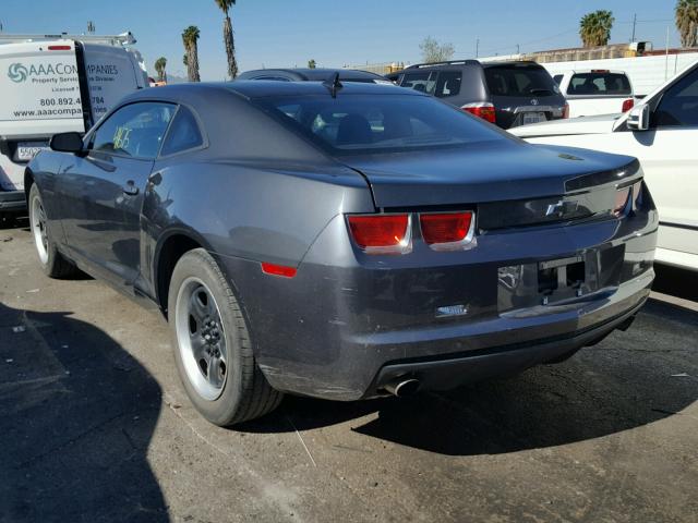 2G1FA1EV4A9211185 - 2010 CHEVROLET CAMARO LS CHARCOAL photo 3