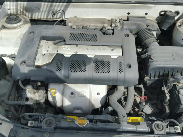 KMHDN45D21U217657 - 2001 HYUNDAI ELANTRA GL WHITE photo 7