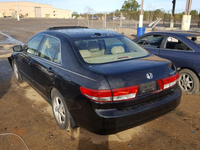 1HGCM56854A001917 - 2004 HONDA ACCORD EX BLACK photo 3