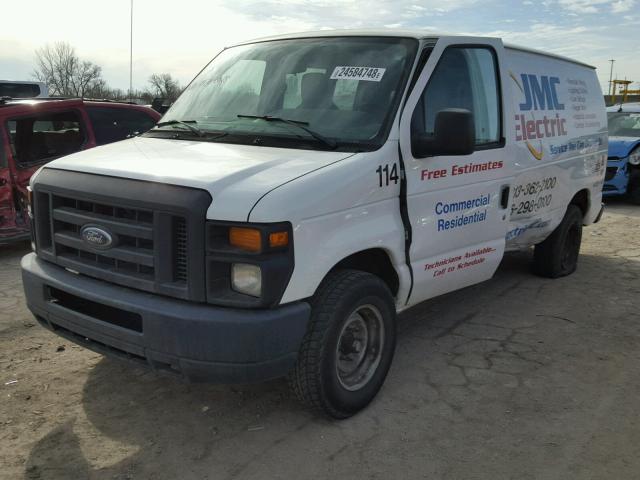 1FTNE2EW0CDA20648 - 2012 FORD ECONOLINE WHITE photo 2