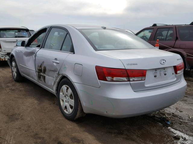 5NPET46C38H388863 - 2008 HYUNDAI SONATA GLS SILVER photo 3