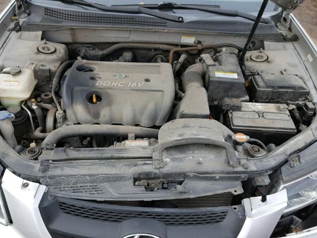 5NPET46C38H388863 - 2008 HYUNDAI SONATA GLS SILVER photo 7