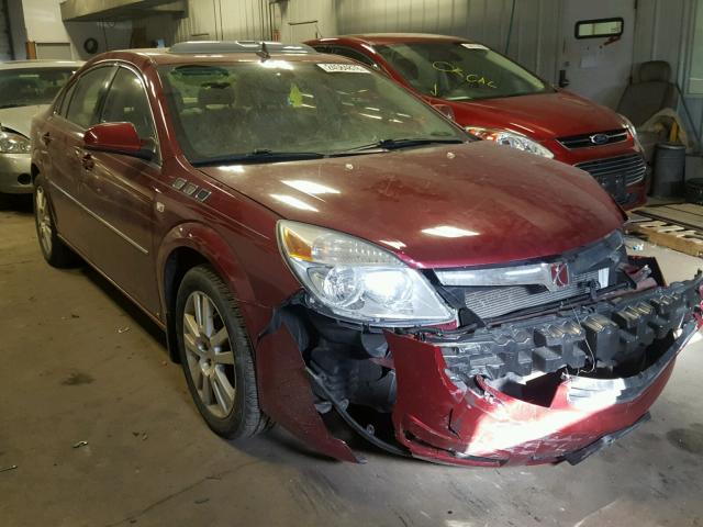 1G8ZS57N88F297747 - 2008 SATURN AURA XE BURGUNDY photo 1