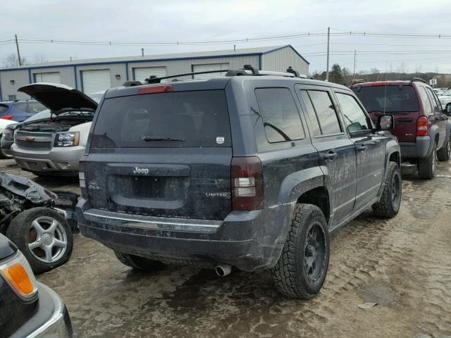 1C4NJRCB2ED928607 - 2014 JEEP PATRIOT LI BLUE photo 4