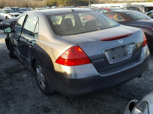 1HGCM56806A129372 - 2006 HONDA ACCORD EX GRAY photo 3