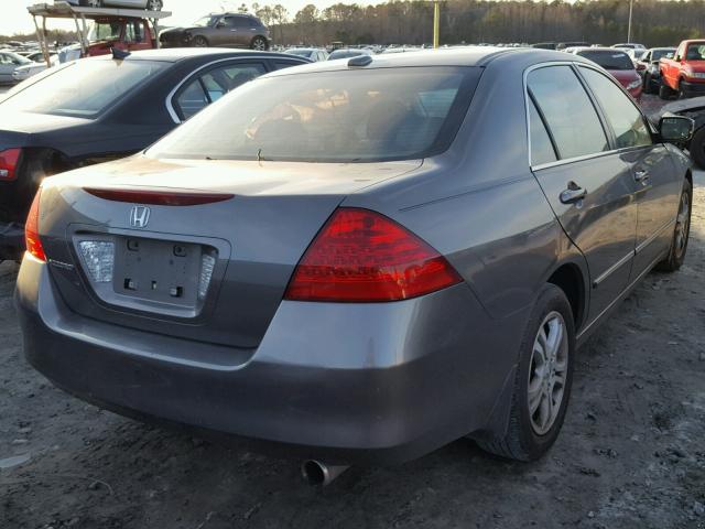 1HGCM56806A129372 - 2006 HONDA ACCORD EX GRAY photo 4