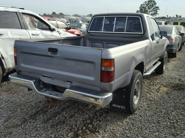 JT4RN13PXP6055344 - 1993 TOYOTA PICKUP 1/2 GRAY photo 4