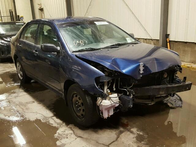 2T1BR32EX6C573673 - 2006 TOYOTA COROLLA CE BLUE photo 1