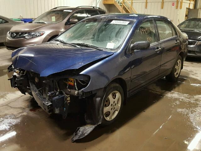 2T1BR32EX6C573673 - 2006 TOYOTA COROLLA CE BLUE photo 2