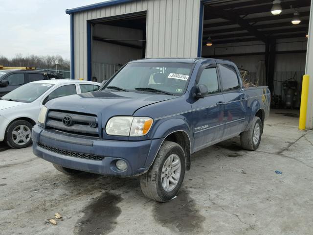 5TBDT44126S507631 - 2006 TOYOTA TUNDRA DOU BLUE photo 2