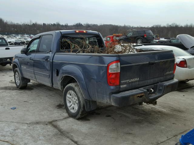 5TBDT44126S507631 - 2006 TOYOTA TUNDRA DOU BLUE photo 3