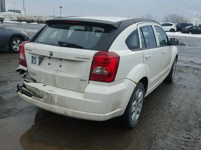 1B3HB48A69D119681 - 2009 DODGE CALIBER SX WHITE photo 4