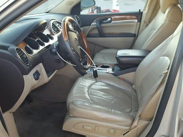 5GAER23738J264482 - 2008 BUICK ENCLAVE CX GOLD photo 5