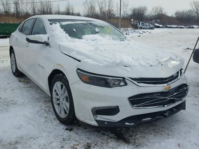 1G1ZD5ST2JF139943 - 2018 CHEVROLET MALIBU LT WHITE photo 1