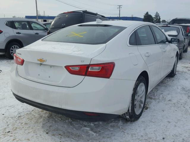 1G1ZD5ST2JF139943 - 2018 CHEVROLET MALIBU LT WHITE photo 4