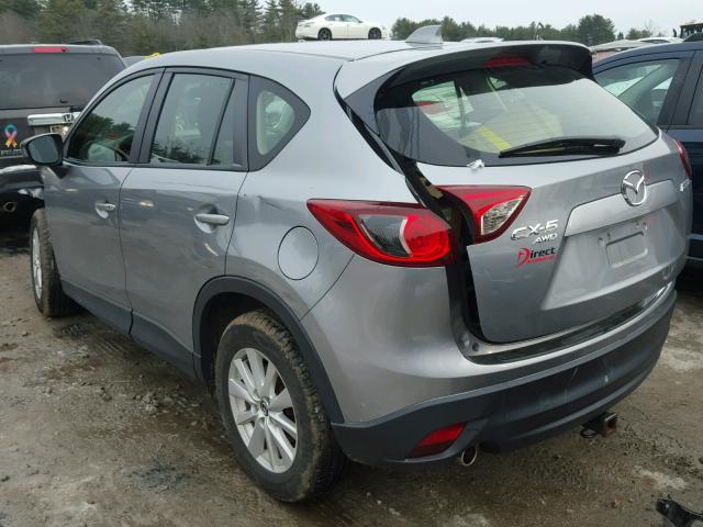 JM3KE4BE8E0356267 - 2014 MAZDA CX-5 SPORT SILVER photo 3