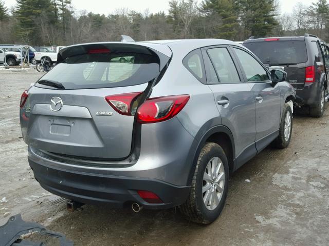 JM3KE4BE8E0356267 - 2014 MAZDA CX-5 SPORT SILVER photo 4