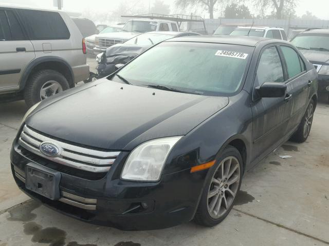 3FAHP07Z18R157444 - 2008 FORD FUSION SE BLACK photo 2