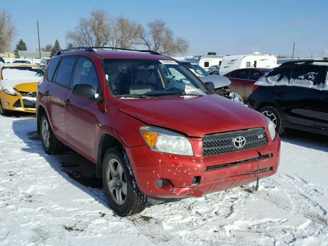 JTMBK33V186033772 - 2008 TOYOTA RAV4 RED photo 1