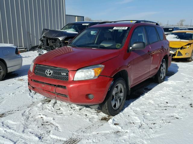 JTMBK33V186033772 - 2008 TOYOTA RAV4 RED photo 2