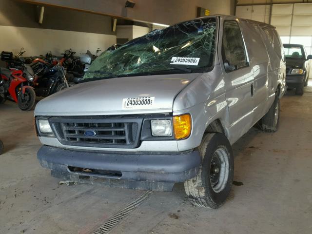 1FTNS24W26HB16207 - 2006 FORD ECONOLINE SILVER photo 2