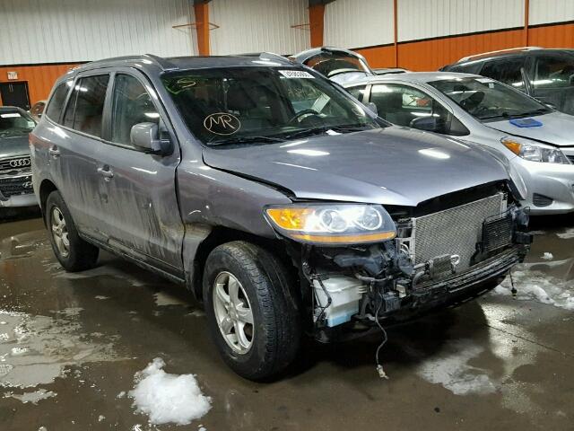 5NMSG73E58H219617 - 2008 HYUNDAI SANTA FE G GRAY photo 1