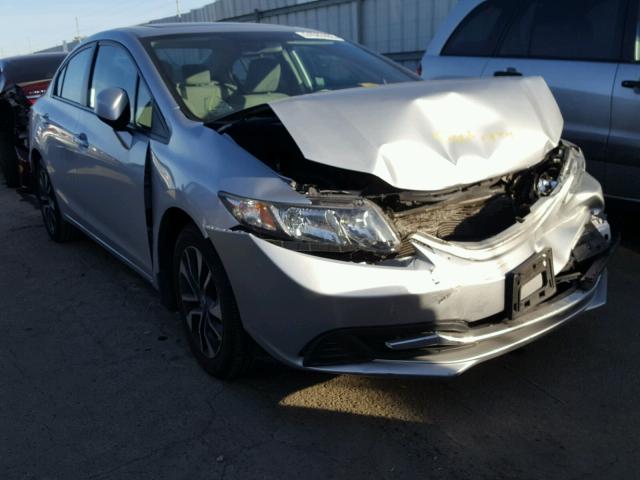 19XFB2F82DE275444 - 2013 HONDA CIVIC EX ვერცხლისფერი ფოტო 1
