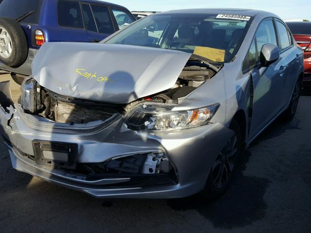 19XFB2F82DE275444 - 2013 HONDA CIVIC EX SILVER photo 2