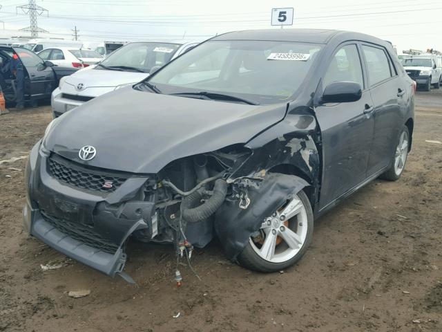 2T1LE40E39C004984 - 2009 TOYOTA COROLLA MA BLACK photo 2