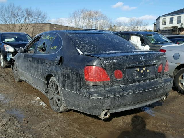 JT8BD68S7X0068844 - 1999 LEXUS GS 300 BLACK photo 3