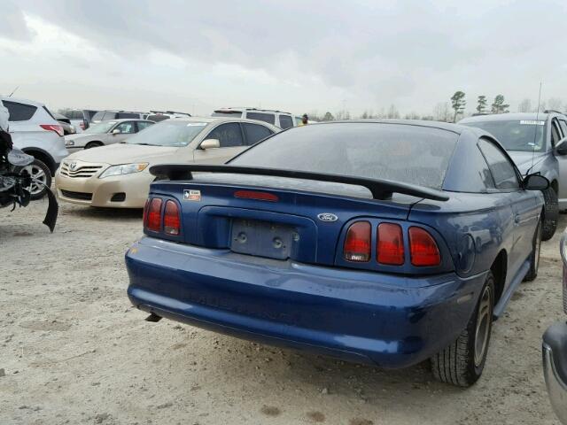 1FAFP4040WF128041 - 1998 FORD MUSTANG BLUE photo 4