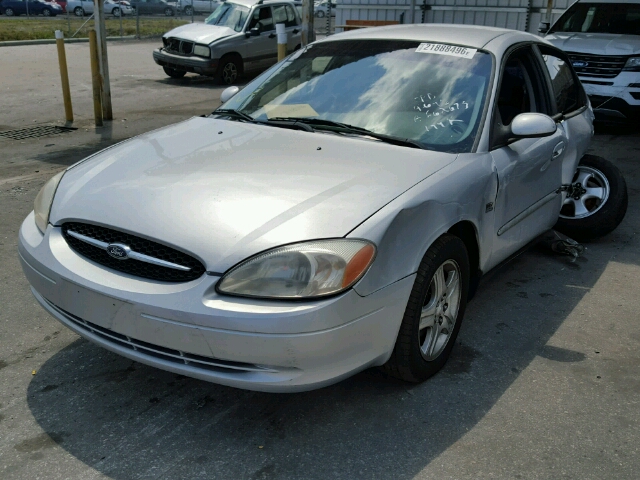 1FAFP56S9YA269539 - 2000 FORD TAURUS SILVER photo 2