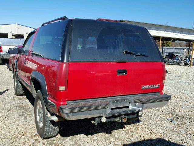 1GNEK18K1RJ324617 - 1994 CHEVROLET BLAZER K15 RED photo 3