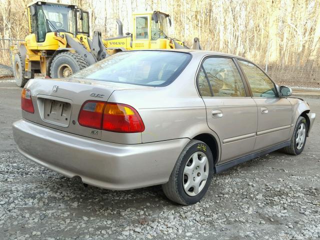 1HGEJ8641YL033175 - 2000 HONDA CIVIC EX ბეჟი ფოტო 4