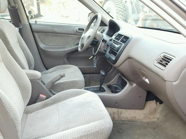 1HGEJ8641YL033175 - 2000 HONDA CIVIC EX ბეჟი ფოტო 5
