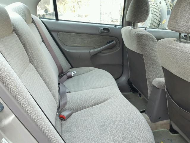 1HGEJ8641YL033175 - 2000 HONDA CIVIC EX ბეჟი ფოტო 6