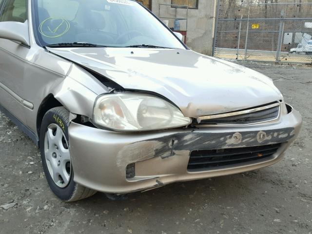 1HGEJ8641YL033175 - 2000 HONDA CIVIC EX ბეჟი ფოტო 9
