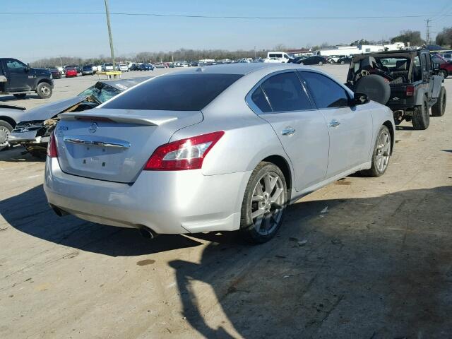 1N4AA5AP2BC864954 - 2011 NISSAN MAXIMA SILVER photo 4