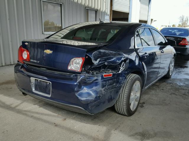 1G1ZD5EB3AF307849 - 2010 CHEVROLET MALIBU 2LT BLUE photo 4