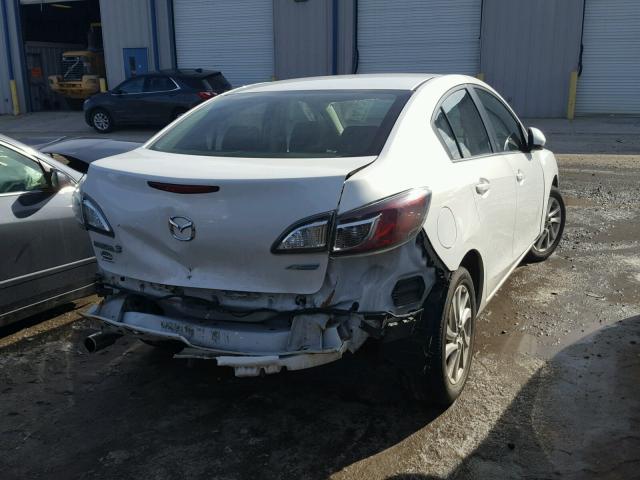 JM1BL1VP8D1786237 - 2013 MAZDA 3 I WHITE photo 4