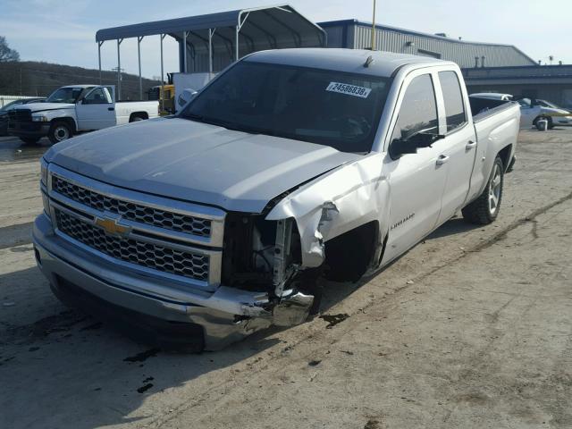 1GCRCREC9EZ304517 - 2014 CHEVROLET SILVERADO SILVER photo 2