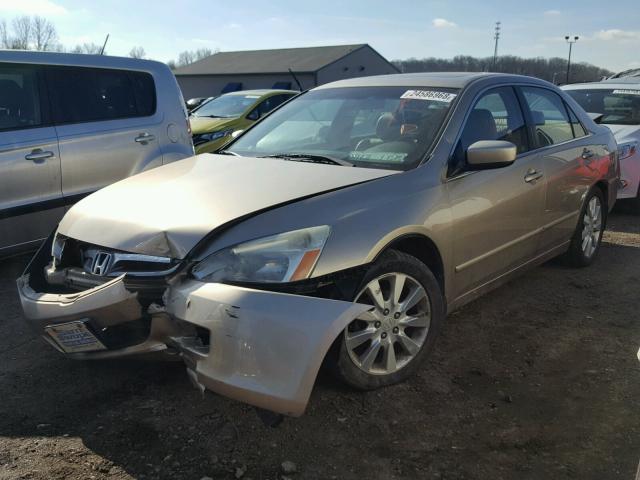 1HGCM66516A042477 - 2006 HONDA ACCORD EX GOLD photo 2