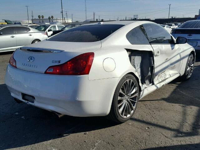 JN1CV6EK4BM215293 - 2011 INFINITI G37 BASE WHITE photo 4