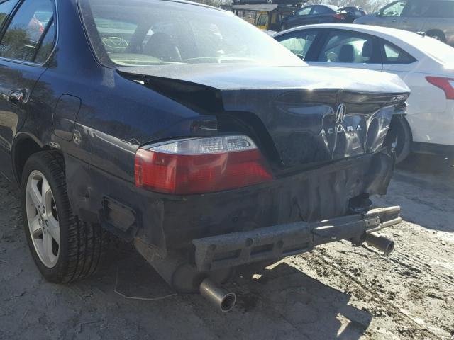 19UUA568X2A000885 - 2002 ACURA 3.2TL TYPE BLACK photo 9