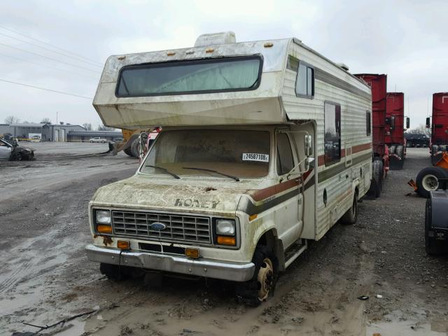 1FDKE30L8FHC26279 - 1985 FORD ECONOLINE WHITE photo 2